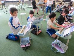 1年生音楽の授業