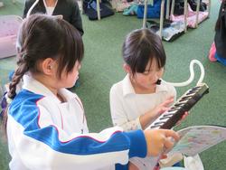 1年生音楽の授業