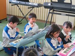 1年生音楽の授業