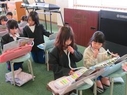1年生音楽の授業