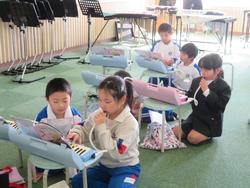 1年生音楽の授業