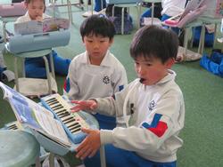 1年生音楽の授業