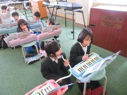 1年生音楽の授業