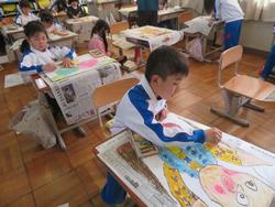 1年生図工の授業