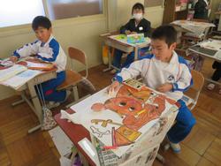 1年生図工の授業
