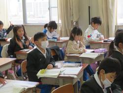 1年生国語の授業