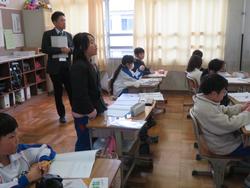 3年生国語の授業