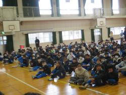 児童会役員選挙の様子