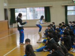 児童会役員選挙の様子