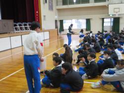 児童会役員選挙の様子