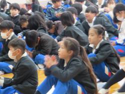 児童会役員選挙の様子