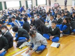 児童会役員選挙の様子