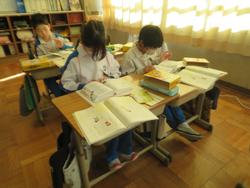 3年生国語の授業