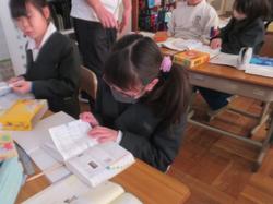 3年生国語の授業