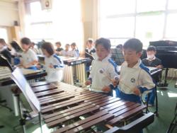 1年生音楽の授業