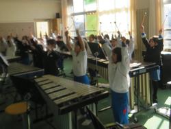1年生音楽の授業