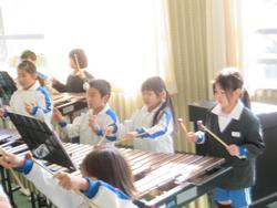 1年生音楽の授業