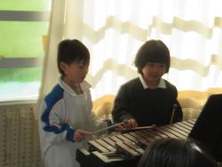 1年生音楽の授業