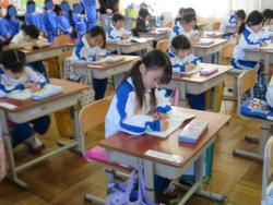 神和認定こども園の園児授業見学