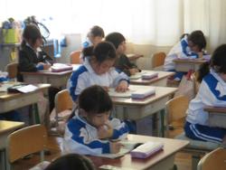 神和認定こども園の園児授業見学