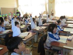 神和認定こども園の園児授業見学