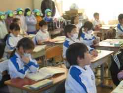神和認定こども園の園児授業見学