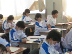 神和認定こども園の園児授業見学