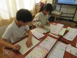 神和認定こども園の園児授業見学