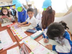 神和認定こども園の園児授業見学