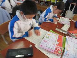 神和認定こども園の園児授業見学