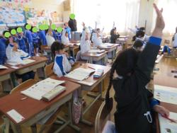 神和認定こども園の園児授業見学