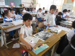 2年生図工の授業