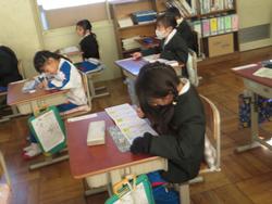 1年生国語の授業