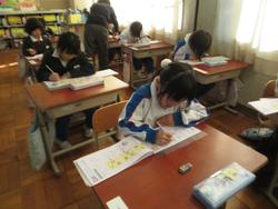 1年生国語の授業