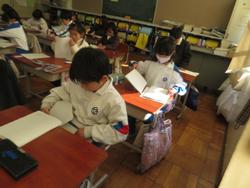 1年生国語の授業