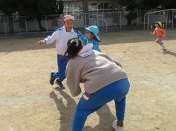 5年生幼稚園との交流