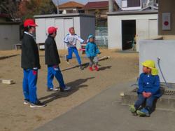 5年生幼稚園との交流