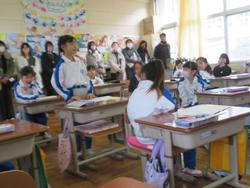 1年生国語の授業