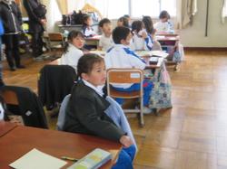 1年生国語の授業
