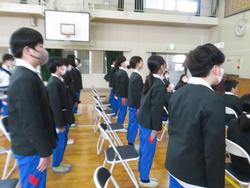 6年生卒業式の練習