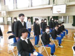 6年生卒業式の練習