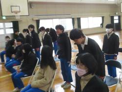 6年生卒業式の練習