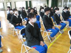 6年生卒業式の練習