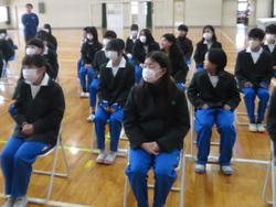6年生卒業式の練習