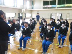 6年生卒業式の練習