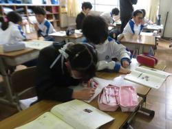 3年生国語の授業
