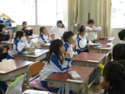 1年生図工の授業