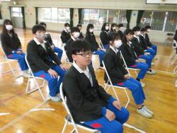 6年生卒業式の練習