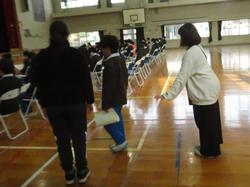 6年生卒業式の練習
