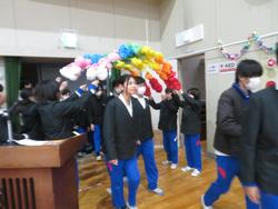 6年生を送る会の様子